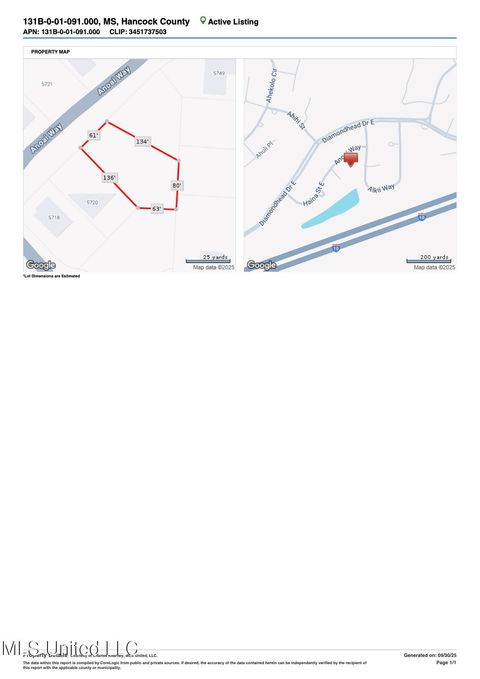 Vacant Land For Sale - LOT 9 Anoai Way<br/> Hancock County, Diamondhead, MS 39525