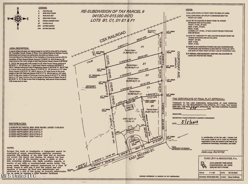 Lot E1 Courtenay Avenue, Pass Christian, Mississippi image 3