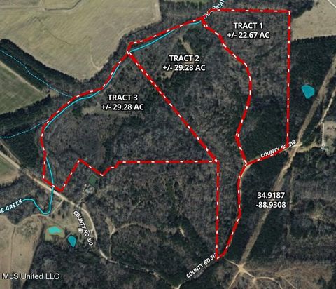 Vacant Land For Sale - Cr 312<br/> Tippah County, Tiplersville, MS 38674