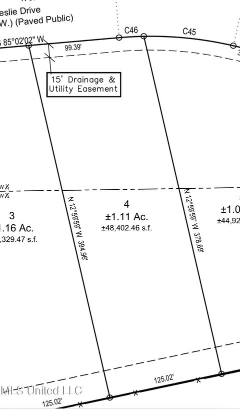 Vacant Land For Sale - 116 Leslie Drive<br/> Flowood, MS 39232