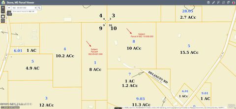 Vacant Land For Sale - NSN Delancey Road<br/> Perkinston, MS 39573