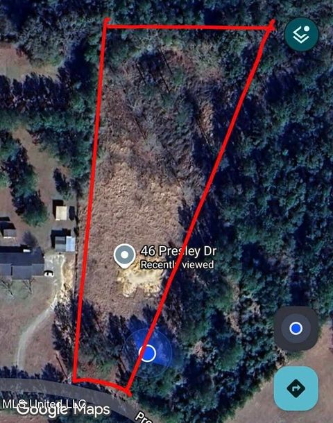 Vacant Land For Sale - 46 Presley Drive<br/> Wiggins, MS 39577