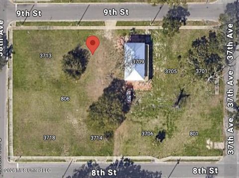 Vacant Land For Sale - 3711 9th Street<br/> Harrison County, Gulfport, MS 39501