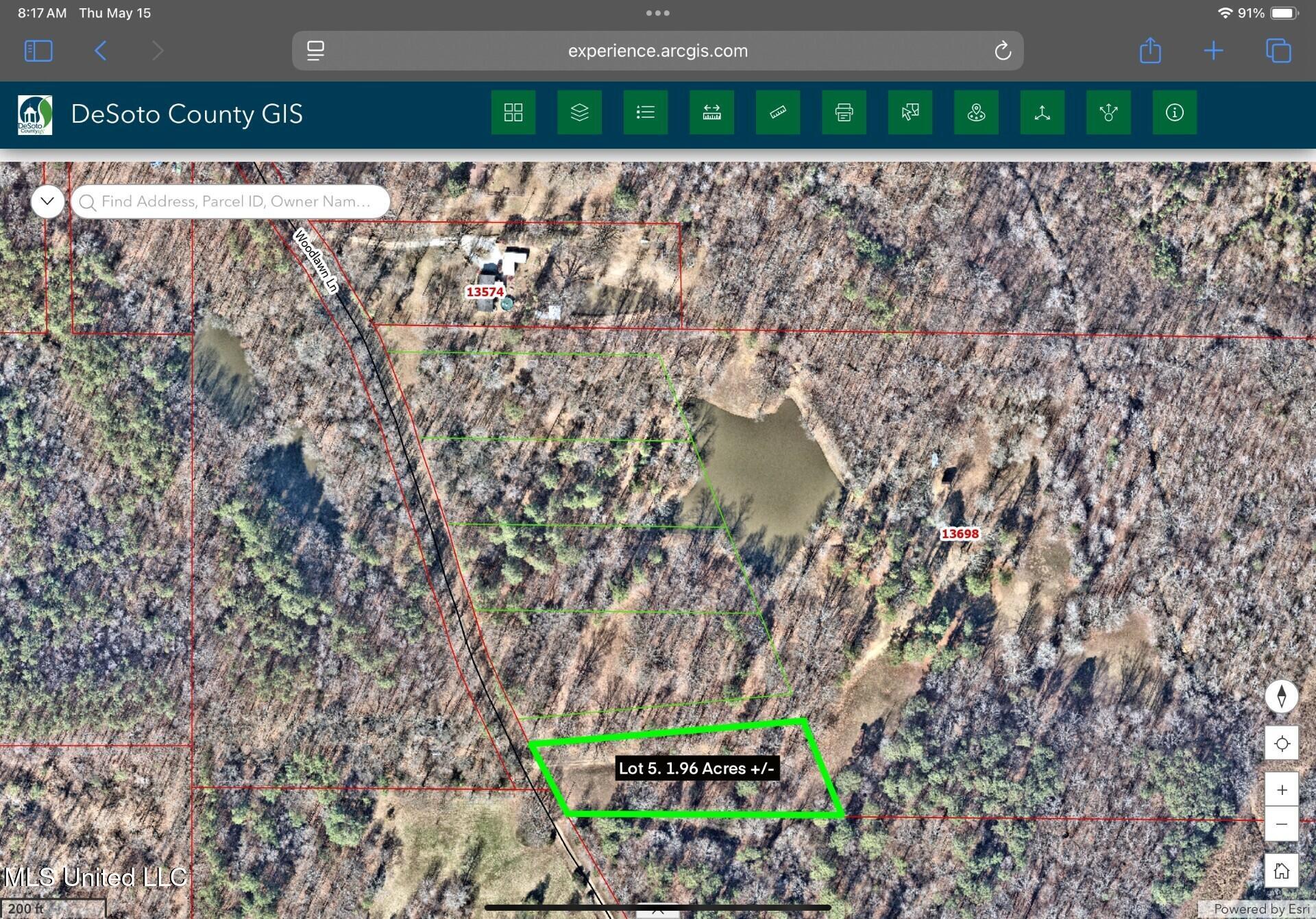 Lot 5 Woodlawn Road, Byhalia, Mississippi image 2