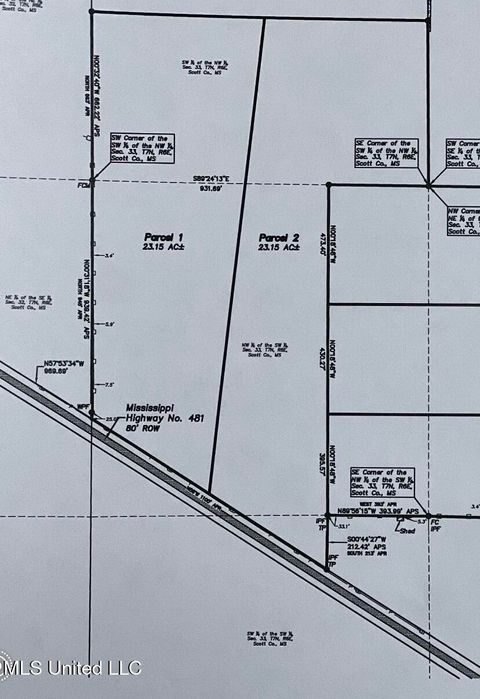 Vacant Land For Sale - Ms-481<br/> Scott County, Morton, MS 39117