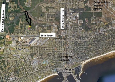 Vacant Land For Sale - 50th Avenue<br/> Gulfport, MS 39501