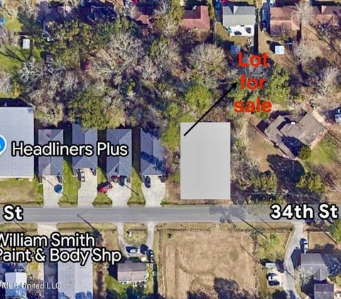 Vacant Land For Sale - 34th Street<br/> Gulfport, MS 39501