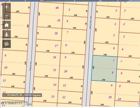 Vacant Land For Sale - Gregory Drive<br/> Harrison County, Pass Christian, MS 39571