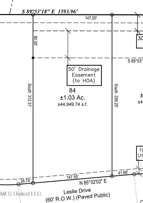 Vacant Land For Sale - 113 Leslie Drive<br/> Flowood, MS 39232