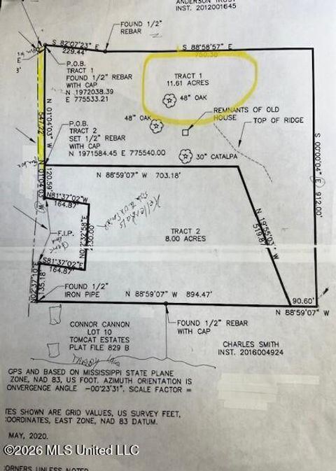 Vacant Land For Sale - Wildcat Bottom Road<br/> Red Banks, MS 38661