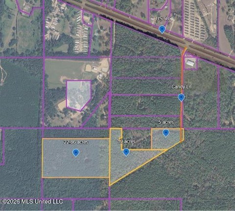 Vacant Land For Sale - 10 AC Candy Lane<br/> McComb, MS 39648