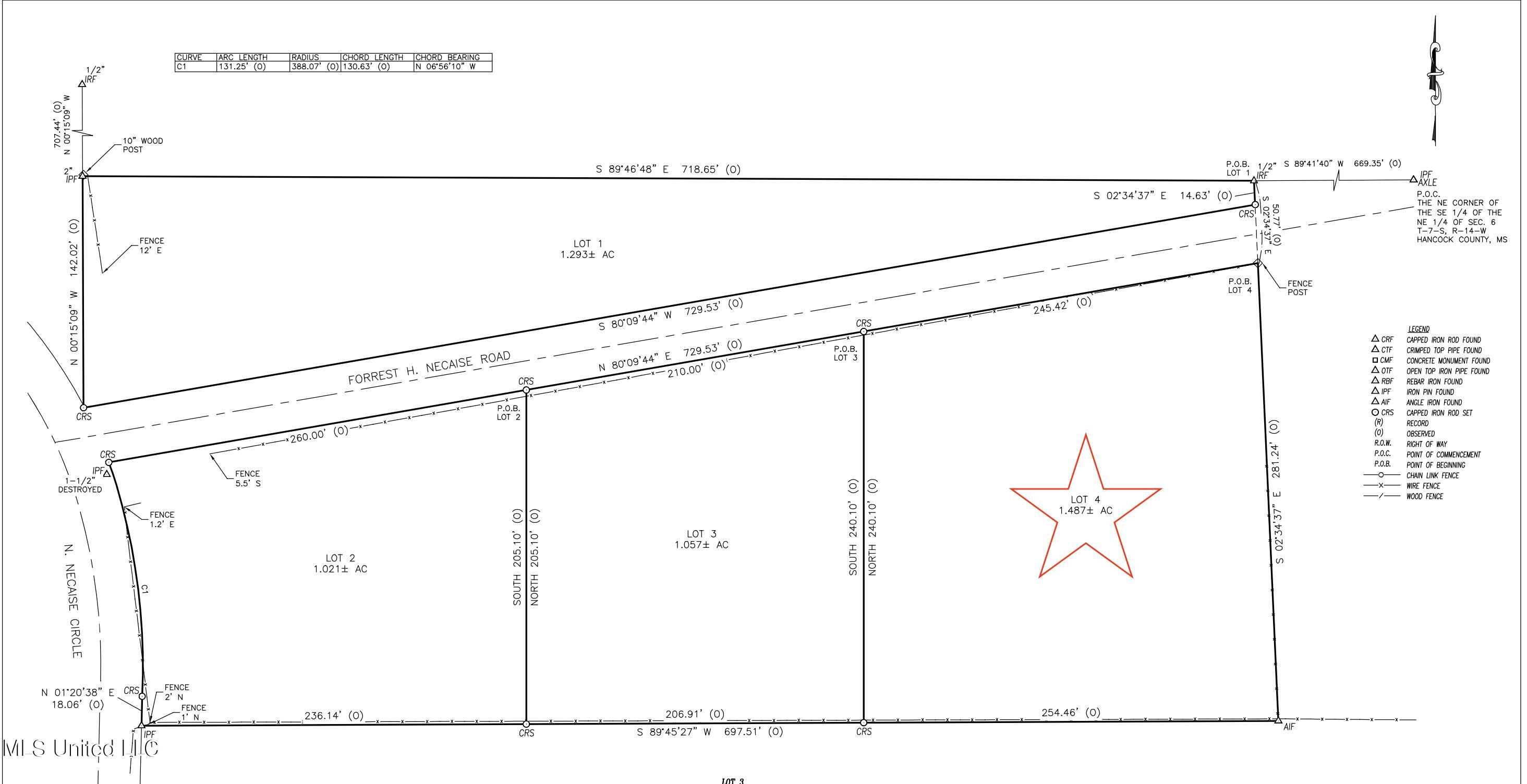 6075 Forrest H Necaise Rd Lot 4, Kiln, Mississippi image 3