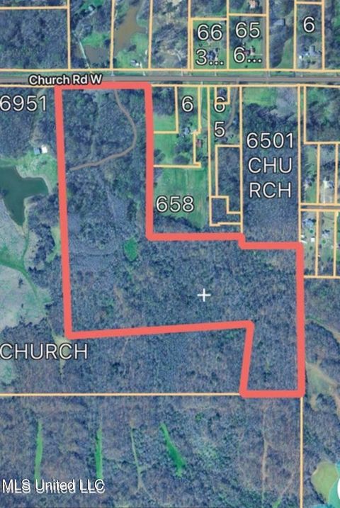 Vacant Land For Sale - Church Road<br/> Walls, MS 38680