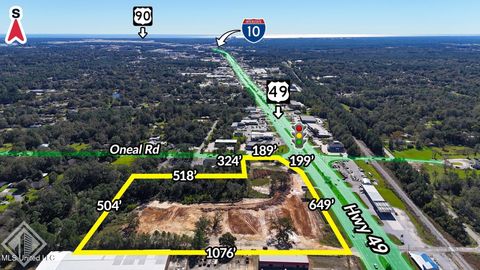 Vacant Land For Sale - Us 49<br/> Harrison County, Gulfport, MS 39503