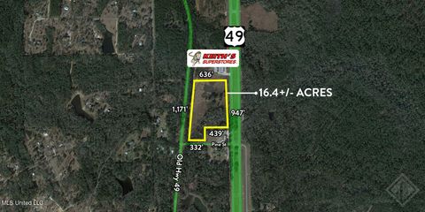 Vacant Land For Sale - 2618 U.s. 49<br/> Harrison County, Saucier, MS 39574