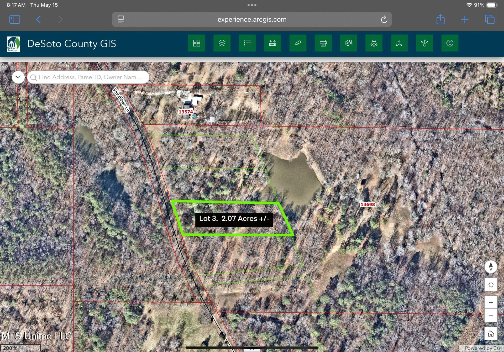 Lot 3 Woodlawn Road, Byhalia, Mississippi image 2