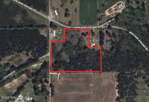 Vacant Land For Sale - 152 New Hope Kokomo Road<br/> Marion County, Foxworth, MS 39483