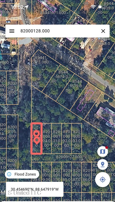 Vacant Land For Sale - Petunia Rd<br/> Gautier, MS 39553