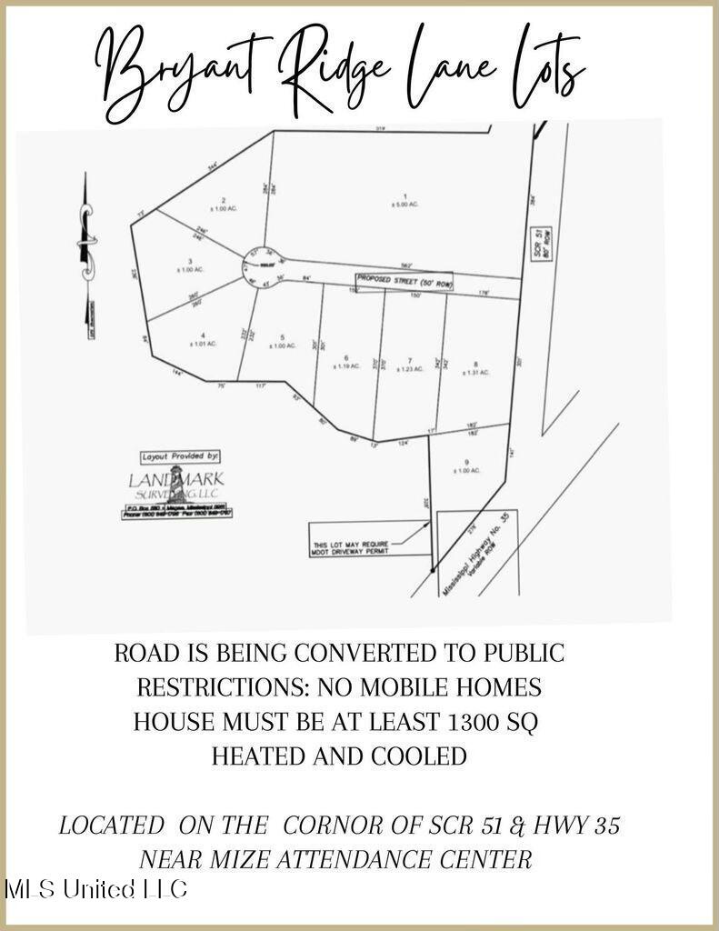 Lot 2 Bryant Ridge Lane, Mount Olive, Mississippi image 2