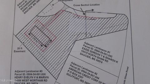 Vacant Land For Sale - 20085 Charred Road<br/> Saucier, MS 39574