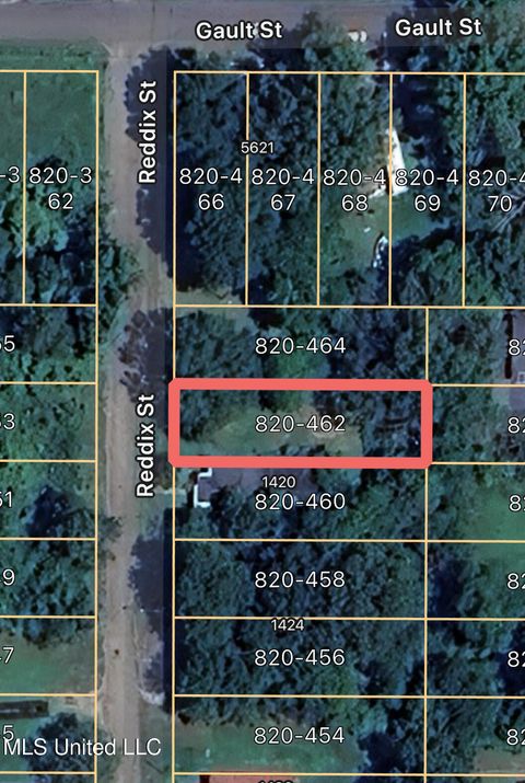 Vacant Land For Sale - LOT 32 Reddix Street<br/> Jackson, MS 39209