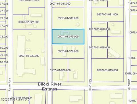 Vacant Land For Sale - 13363 Bonnie Street<br/> Harrison County, Gulfport, MS 39503