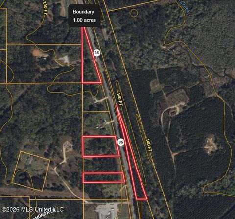 Vacant Land For Sale - Highway 35<br/> Marion County, Foxworth, MS 39483