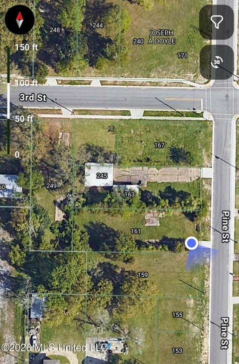 Vacant Land For Sale - 161 Pine Street<br/> Biloxi, MS 39530