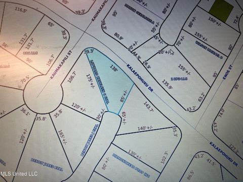 Vacant Land For Sale - 139 Kalaepohuku Drive<br/> Diamondhead, MS 39525