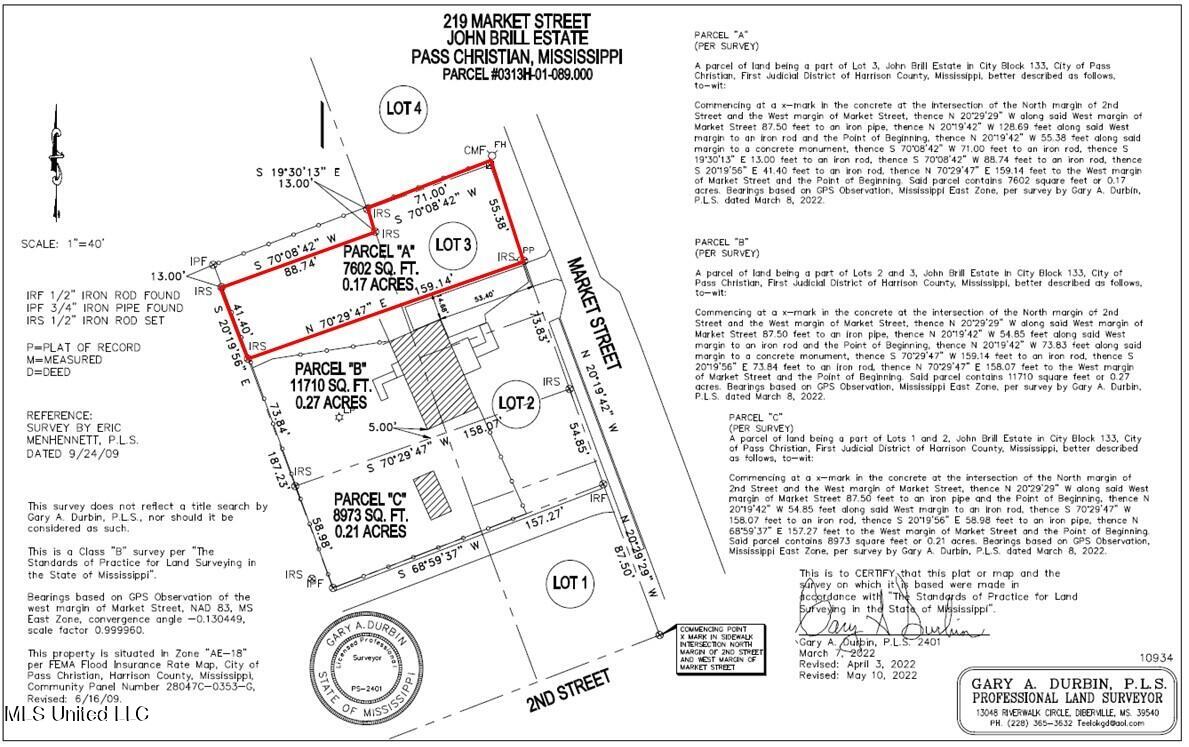 Lot A Market Street, Pass Christian, Mississippi image 2