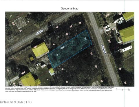 Vacant Land For Sale - 5185 Bordage Street<br/> Hancock County, Bay Saint Louis, MS 39520