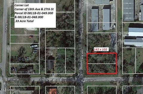 Vacant Land For Sale - 16th Avenue<br/> Gulfport, MS 39501