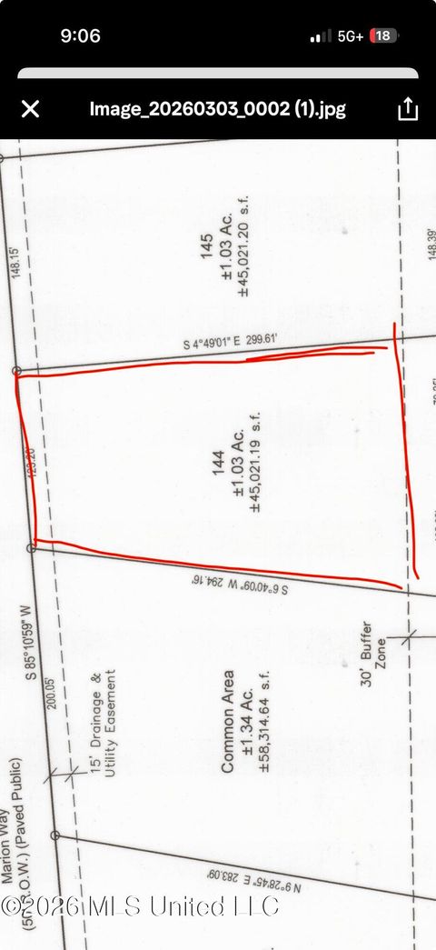Vacant Land For Sale - Marion Way<br/> Flowood, MS 39232