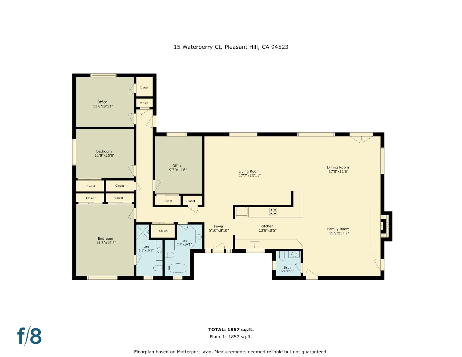 Pleasant Hill, California 94523, United States, 4 Bedrooms Bedrooms, ,3 BathroomsBathrooms,Residential,Active,188915
