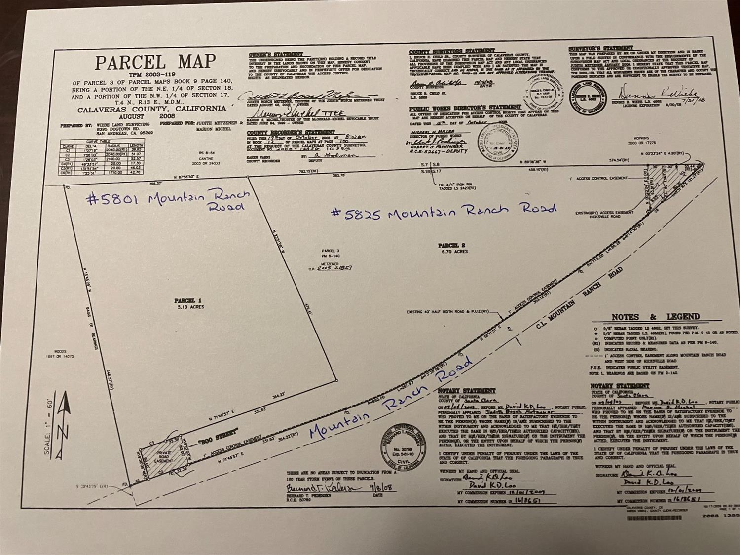 5825 Mountain Ranch Road