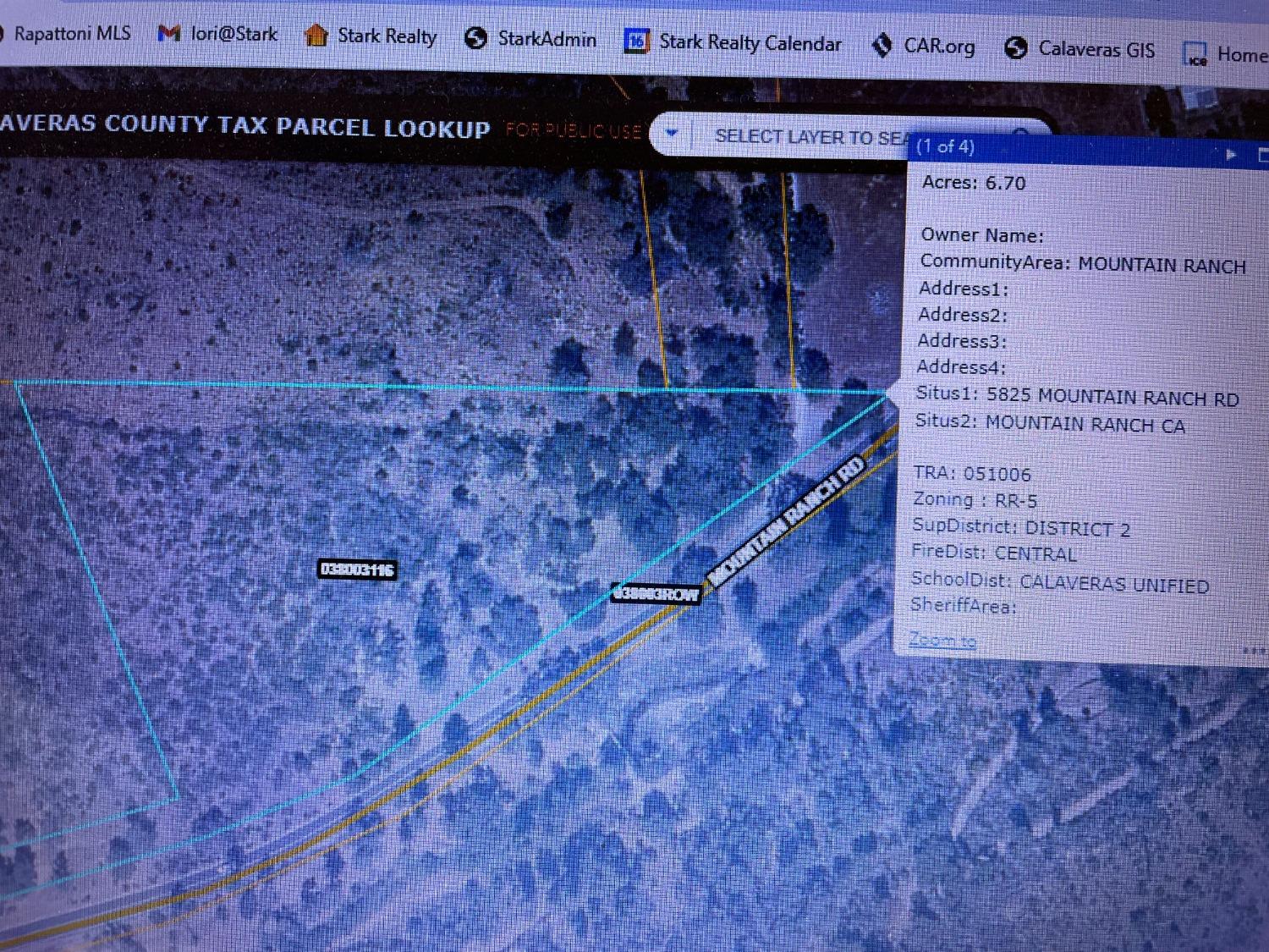 5825 Mountain Ranch Road