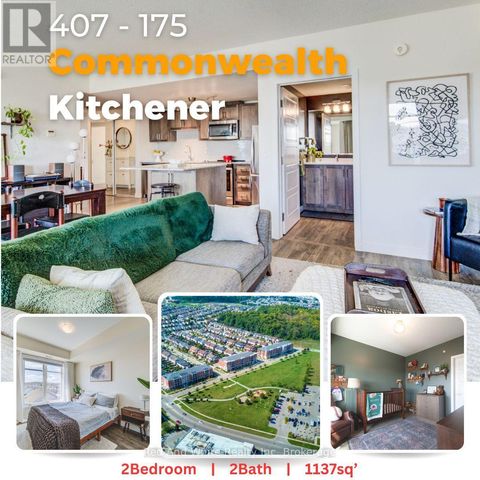 407 - 175 COMMONWEALTH STREET Kitchener ON N2E0H4