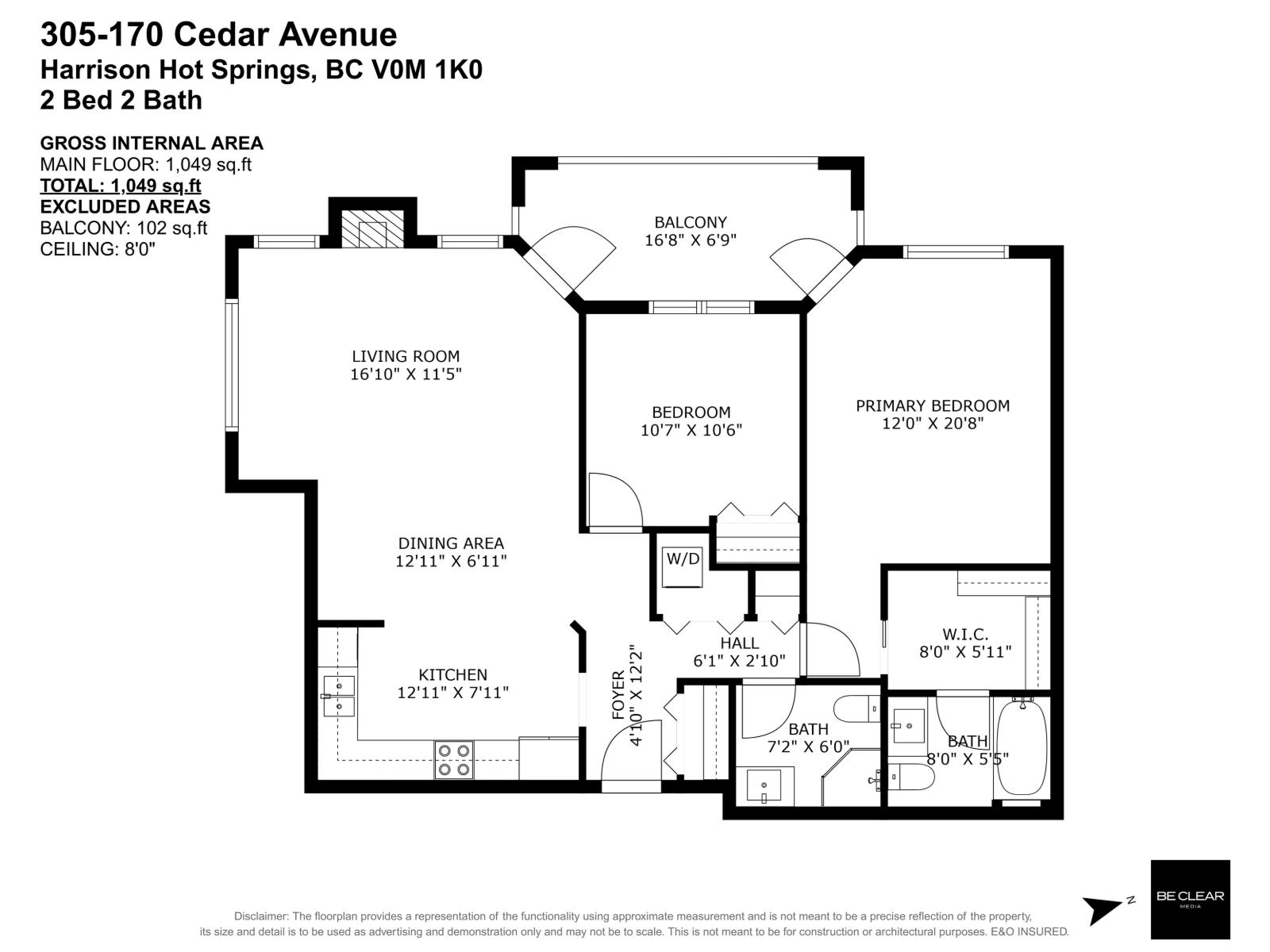 305 170 CEDAR AVENUE|Harrison Hot Springs