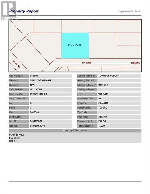 152 1 Street NE Vulcan AB T0L2B0