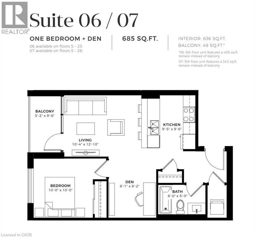 108 GARMENT Street Unit# 1007