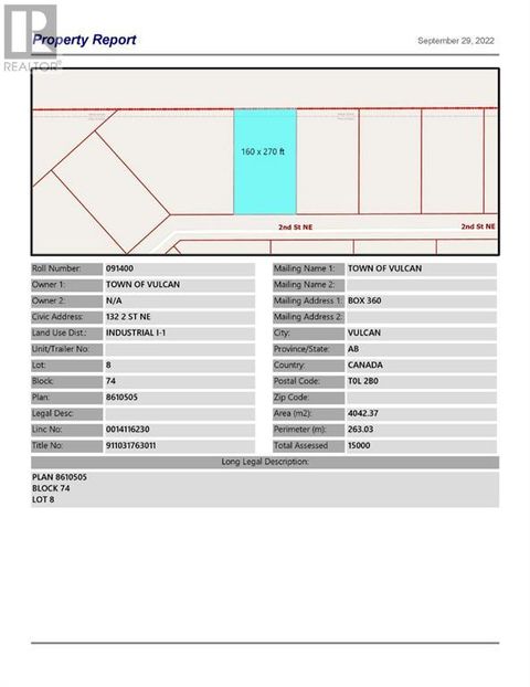132 2 Street NE Vulcan AB T0L2B0