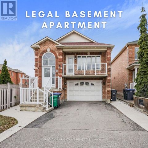 4 SUMMERDALE CRESCENT Brampton (Fletcher's Meadow) ON L6X4V8