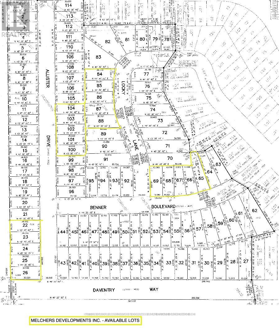 LOT #66 - 36 BENNER BOULEVARD