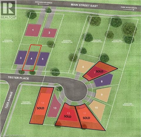 13 TEETER Place Unit# Lot 4 Grimsby ON L3M1P6