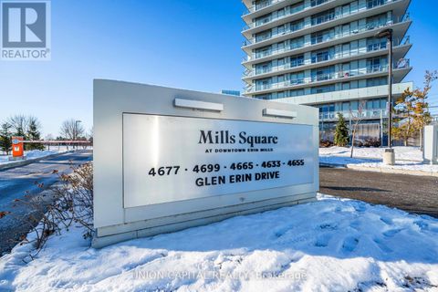 1001 - 4699 GLEN ERIN DRIVE Mississauga (Central Erin Mills) ON L5M2E5