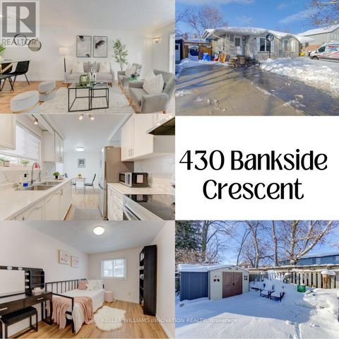 430 BANKSIDE CRESCENT Kitchener ON N2N3E5