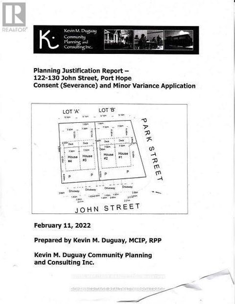 122 JOHN (H1 AND H2) STREET Port Hope ON L1A2Z5
