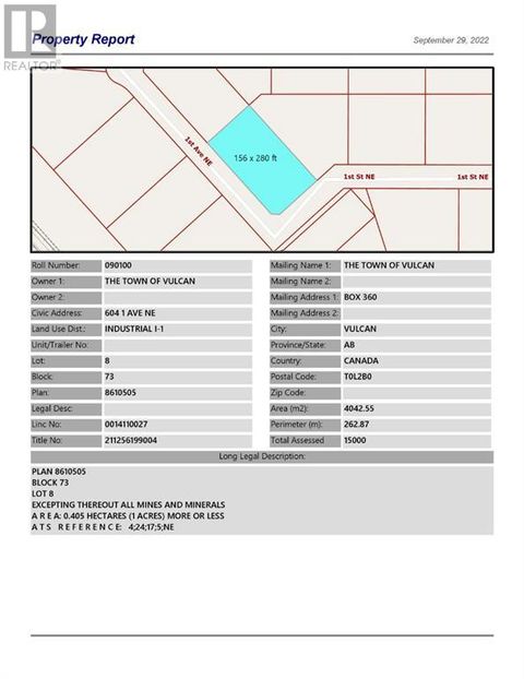 604 1 Avenue NE Vulcan AB T0L2B0