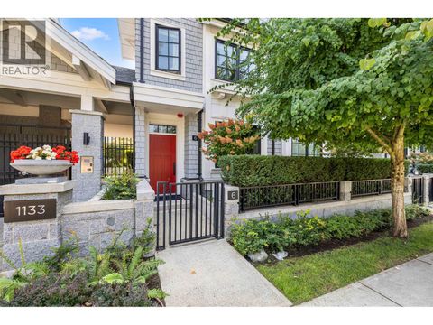 6 1133 RIDGEWOOD DRIVE North Vancouver BC V7R0A4