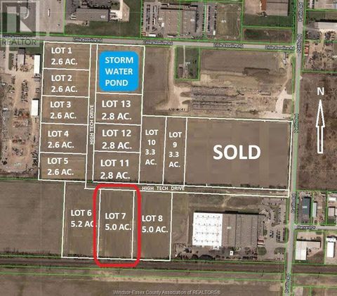 LOT 7 HIGH TECH DRIVE Lakeshore ON N8N2L9